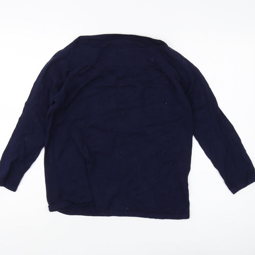 Next Women's Blue Long Sleeve Jumper Size 12