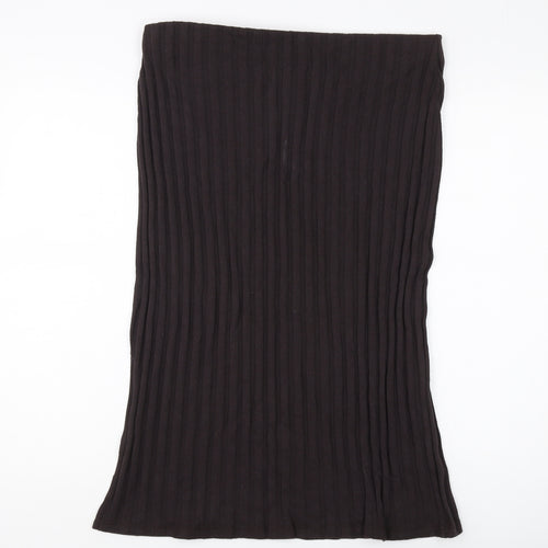 Marks and Spencer Women's Brown Pencil Skirt Size 16