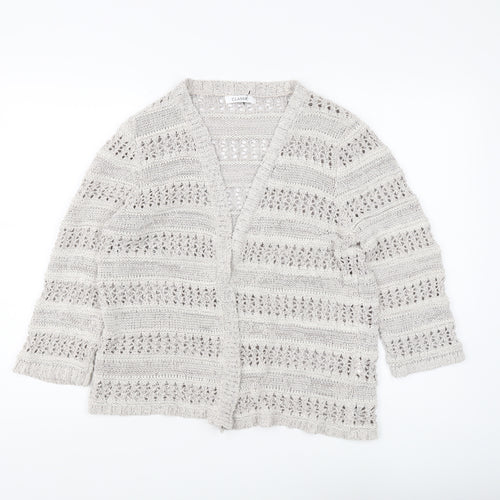 Marks and Spencer Women's Beige Open-Knit Cardigan