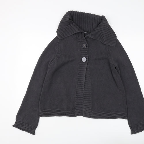 Marks and Spencer Women's Grey Cardigan UK 14 Classic