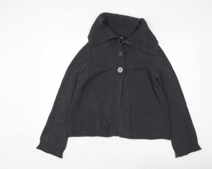 Marks and Spencer Women's Grey Cardigan UK 14 Classic