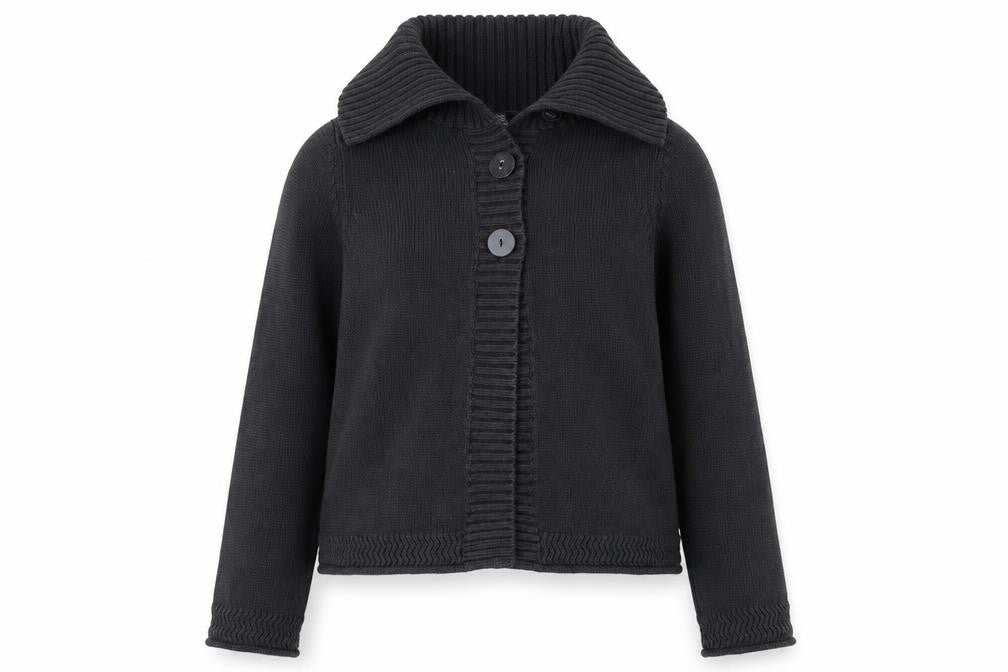 Front view of Marks & Spencer Women's Grey Cardigan UK 14 Classic