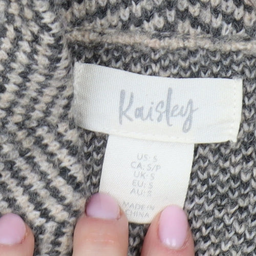 Kaisley Women's Grey Cardigan - Size S, Classic Style