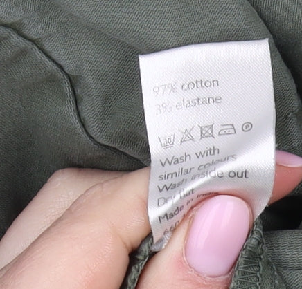 John Lewis Women's Green Chino Trousers Size 10