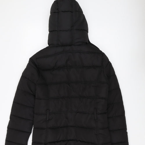 New Look Women's Black Puffer Jacket Size S