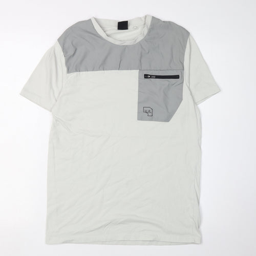 U.S. Athletic Men's Grey Medium Athletic Fit T-Shirt
