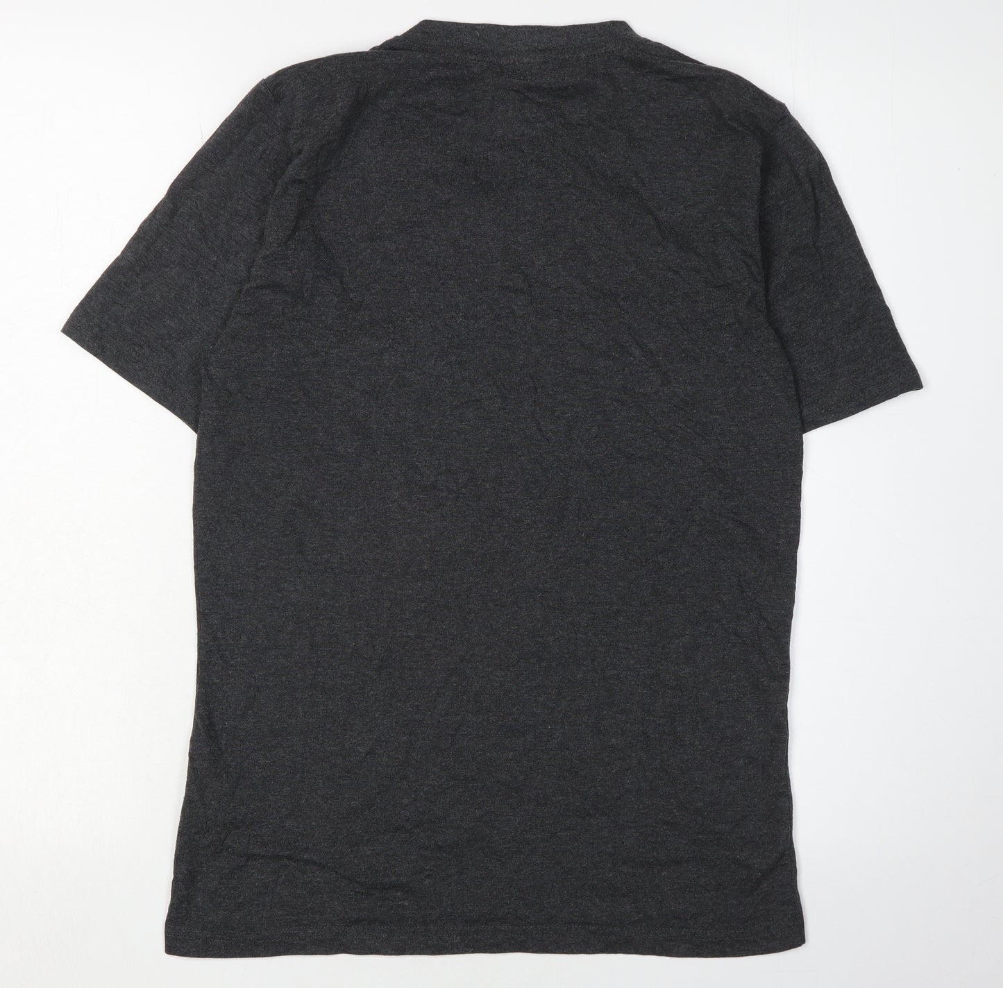 Manchester United Men’s Grey V-Neck T-Shirt Size S