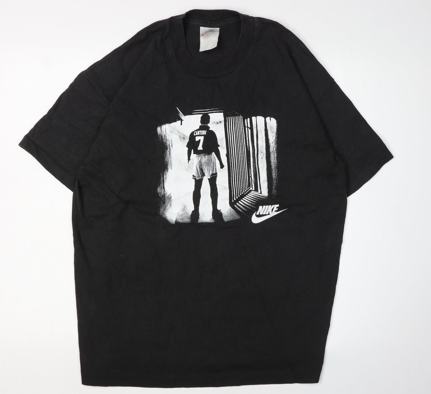Nike Men's Black Graphic Print T-Shirt L