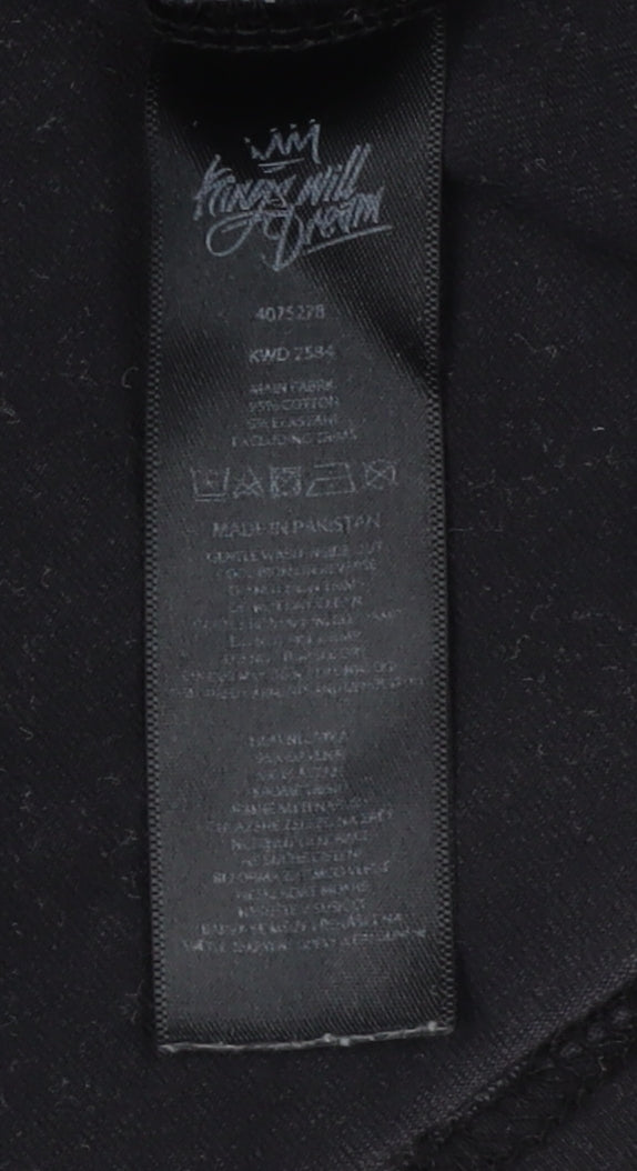 Kings Will Dream Men's Black Logo T-Shirt, Size S