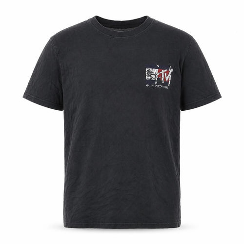 Tommy Jeans Men's Black MTV Graphic T-Shirt, Size S