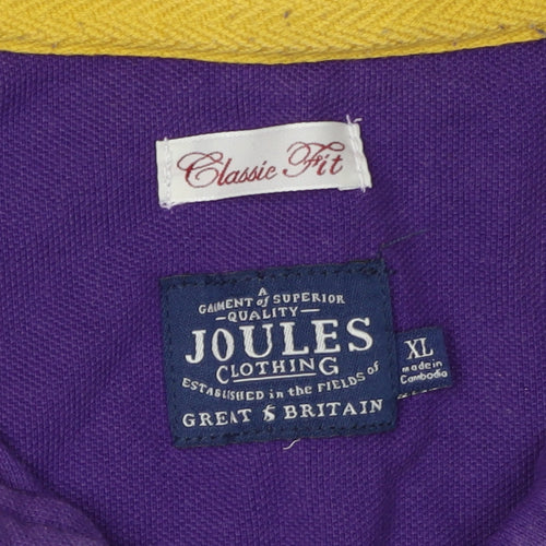 Joules Men's Classic Purple Polo Shirt XL