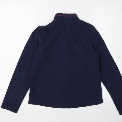 Quechua Girls Blue Fleece Zip Sweatshirt - Size 10-11 Years