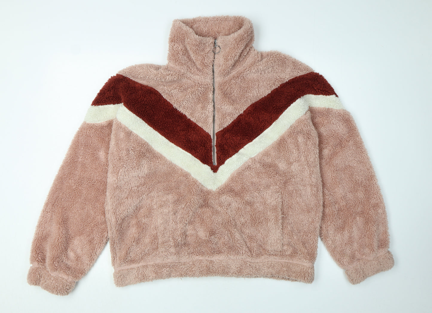 Abercrombie & Fitch Pink Women's Pullover Sweatshirt M
