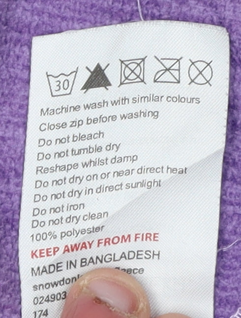 Mountain Warehouse Girls' Purple Track Jacket, Size 13