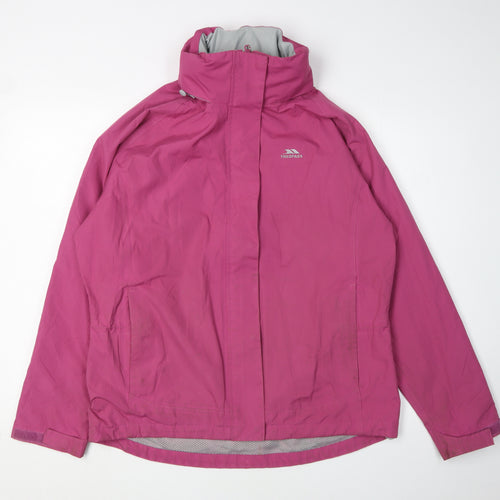 Trespass Womens Pink Waterproof Jacket L