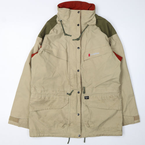 Berghaus Men's Beige Parka Jacket, M, Hooded Waterproof