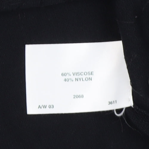 Jumper Black Unisex Adults L Crew Neck Jumper