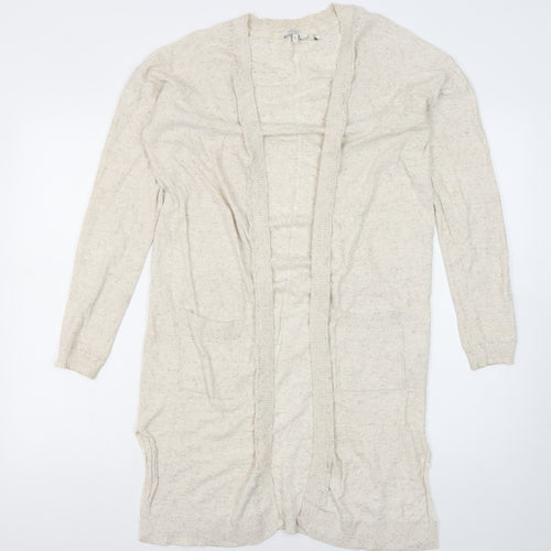 FatFace Women's Beige Cardigan Size 10 Relaxed