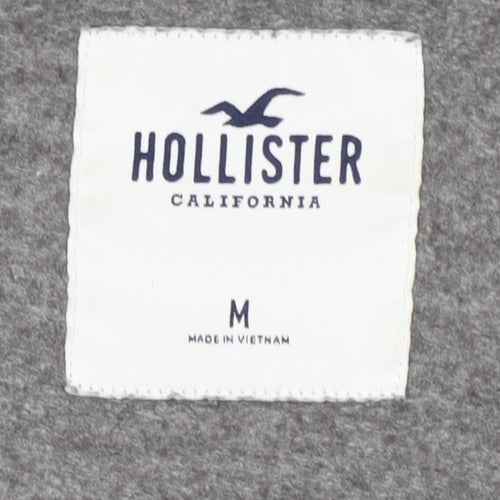 Hollister Women's Grey Pullover Sweatshirt M