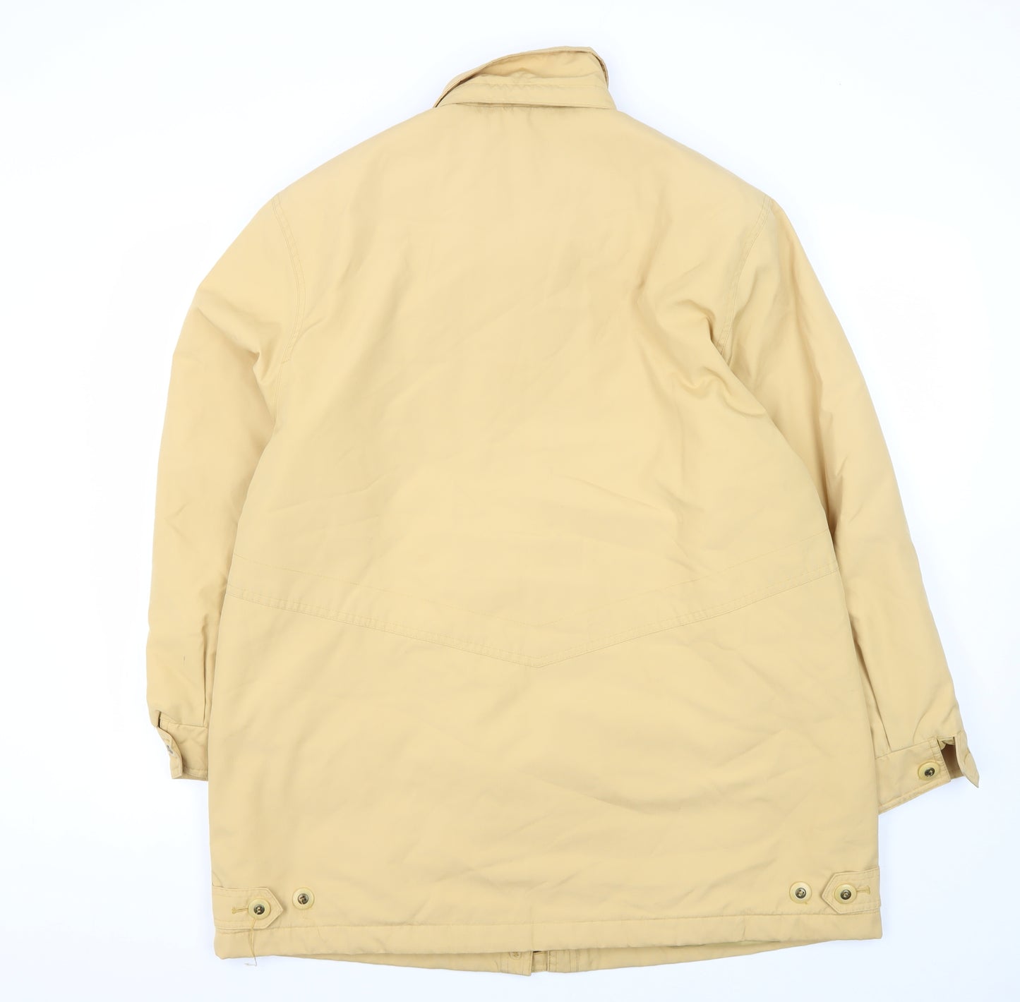 Dannimac Men's Beige Mid-Length Cotton Coat, L, Casual