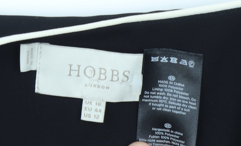 Hobbs Women's Black Suit Jacket, Size 16, Business Classic
