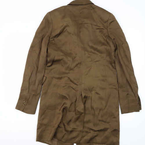 Massimo Dutti Women's Brown Blazer Size 6 Long Sleeve