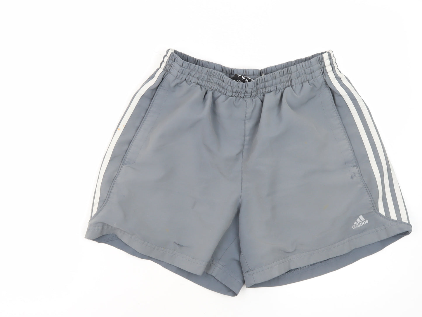 Adidas Men's Grey Athletic Shorts - Size M