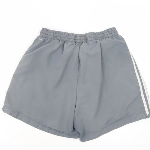 Adidas Men's Grey Athletic Shorts - Size M