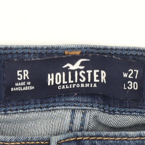 Hollister Women’s Blue Skinny Jeans, Regular Fit