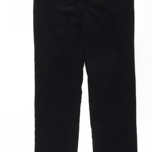 Marks & Spencer Black Corduroy Trousers - Women Size 8