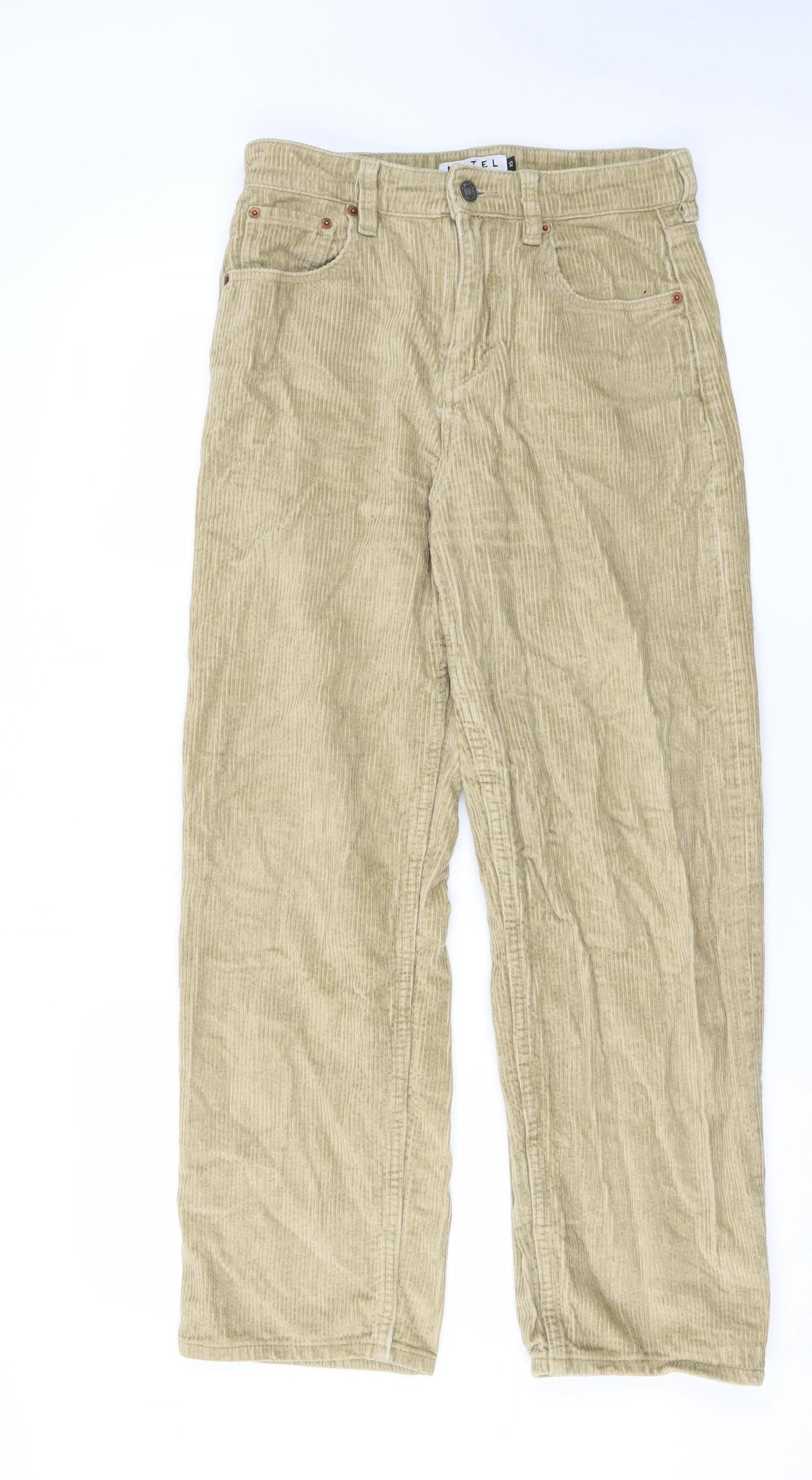 Motel Women's Beige Corduroy Trousers XS