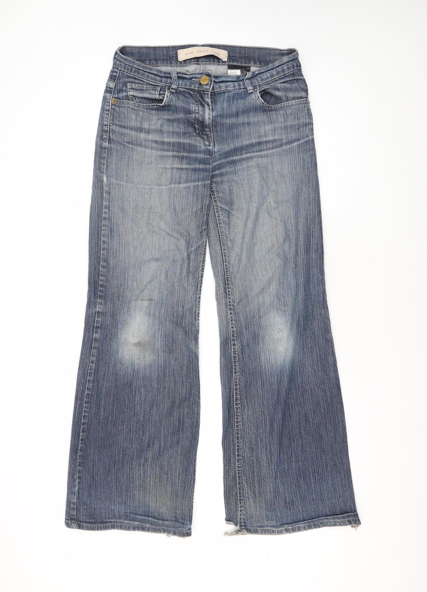 Next Women's Blue Flared Jeans Size 10 Regular