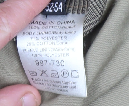 Next Men's Brown Corduroy Blazer 42L Classic Fit