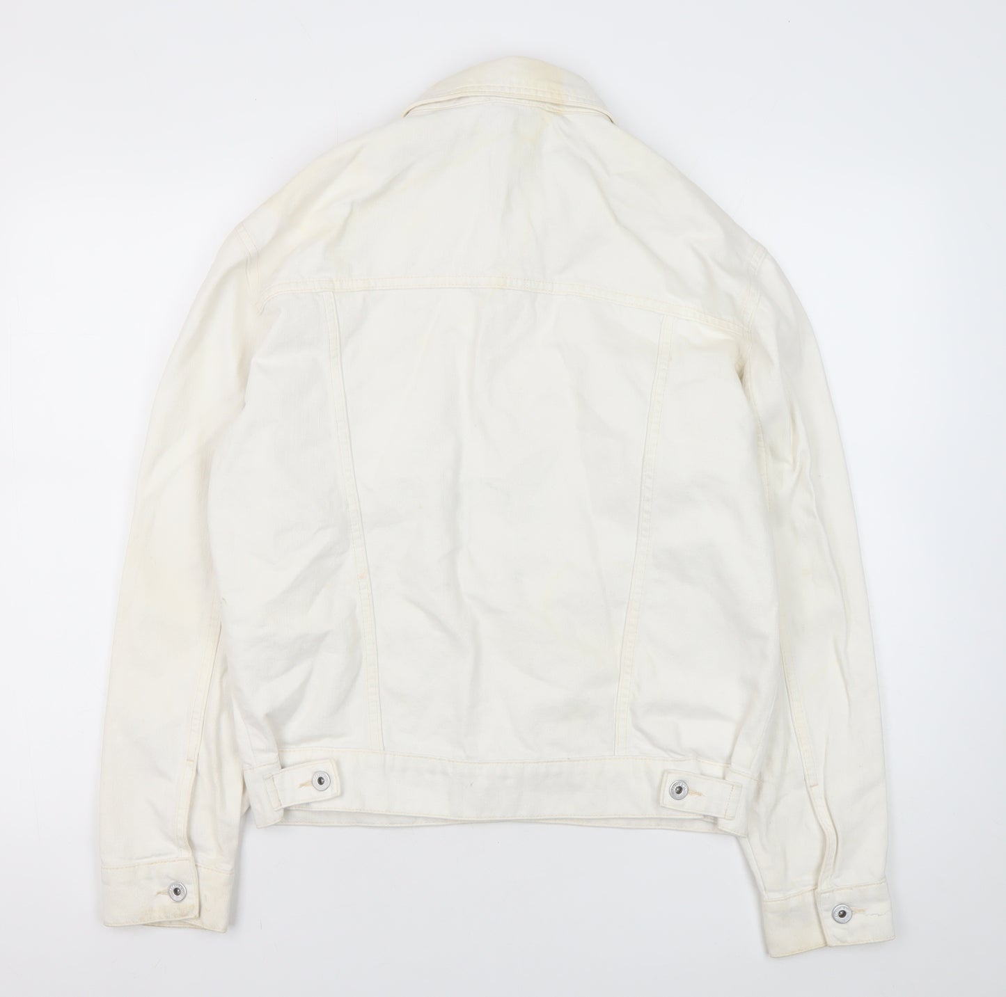 Collusion Women’s Ivory Cotton Basic Jacket XS