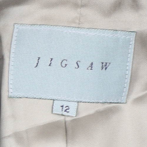 Jigsaw Women's Black Blazer, Size 12, Classic Style