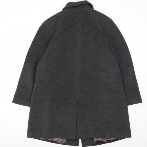 Eastex Women's Grey Wool Cashmere Overcoat, Size 12