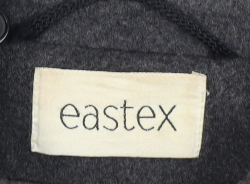 Eastex Women's Grey Wool Cashmere Overcoat, Size 12