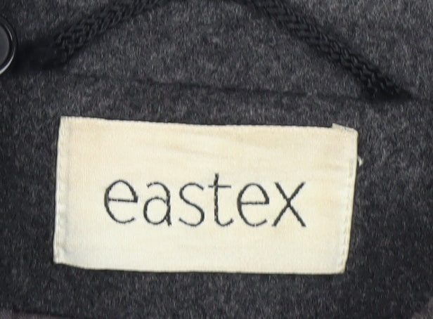 Eastex Women's Grey Wool Cashmere Overcoat, Size 12