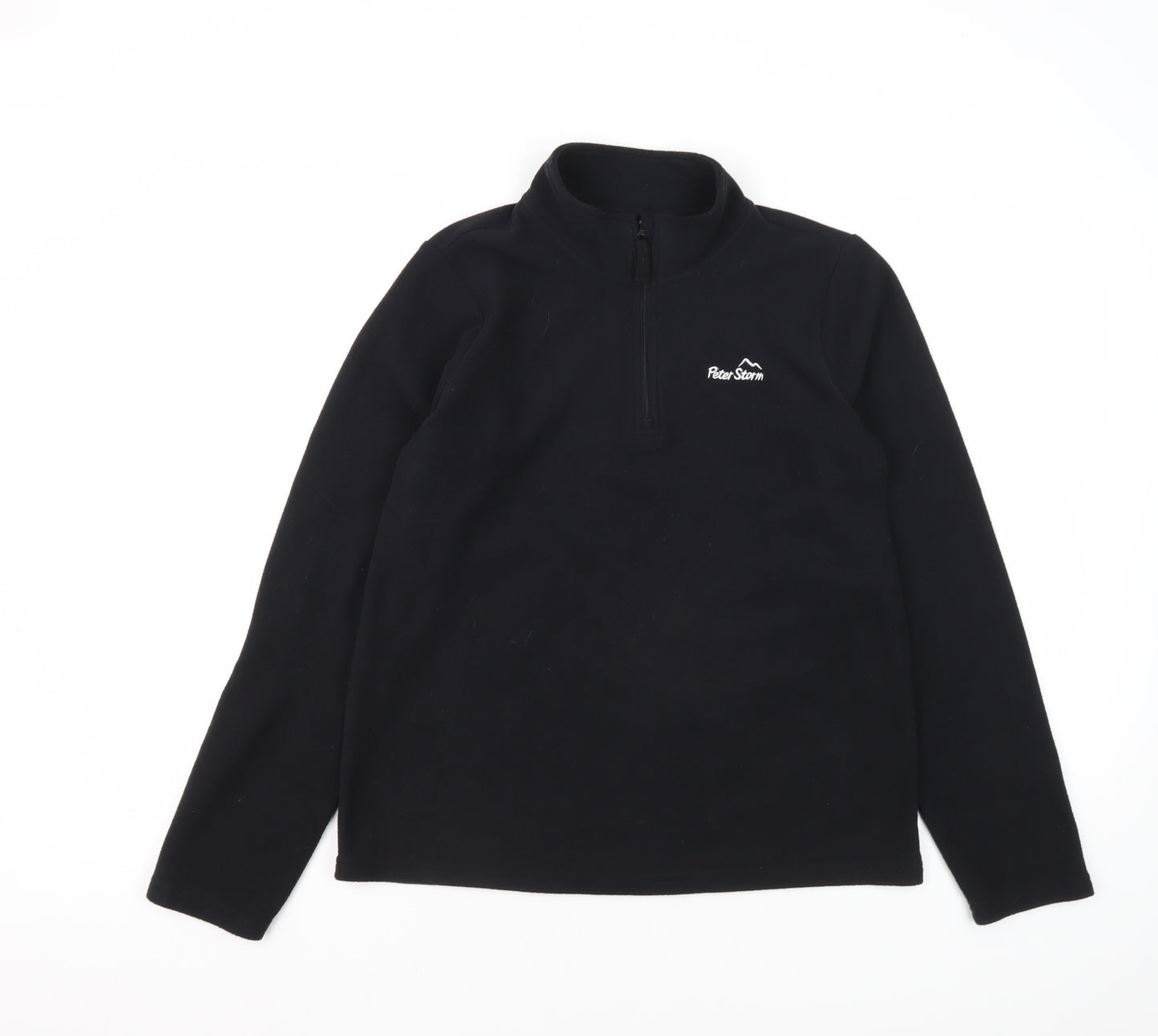 Peter Storm Boys Black 1/2 Zip Sweatshirt - 13 Years
