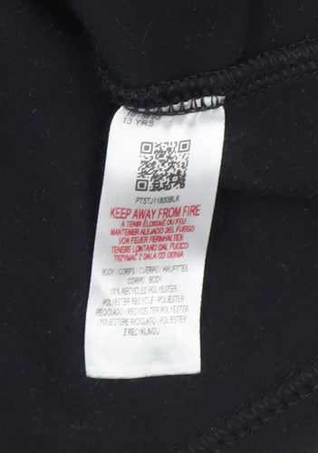 Peter Storm Boys Black 1/2 Zip Sweatshirt - 13 Years