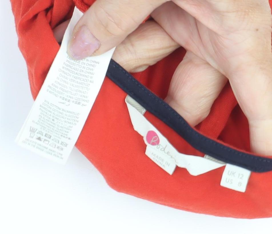 Boden Women's Red Sleeveless Tank Top Size 12