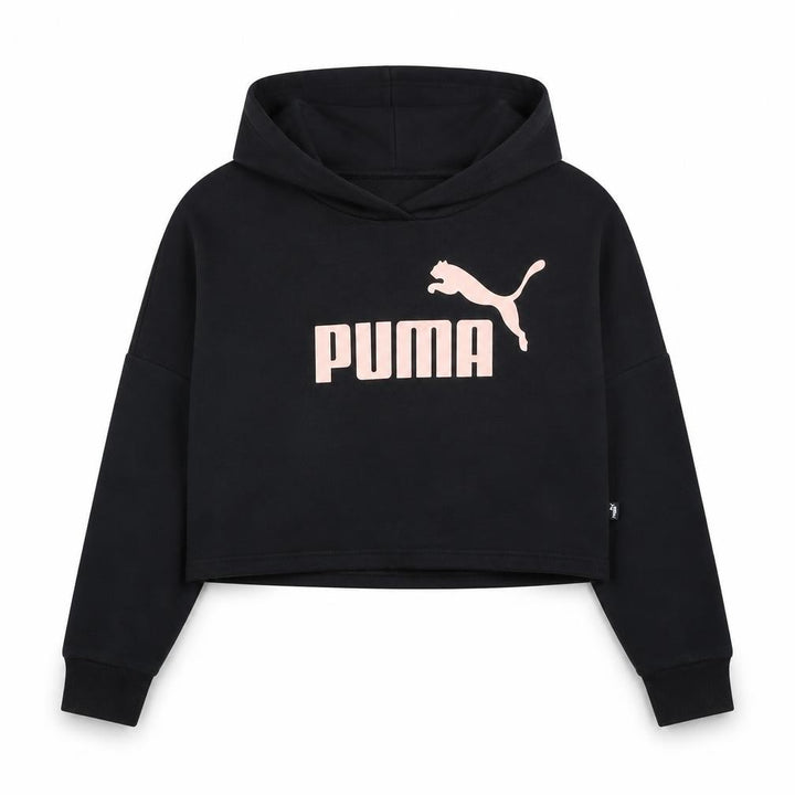 Puma Women's Black Hoodie, Size M, Pullover