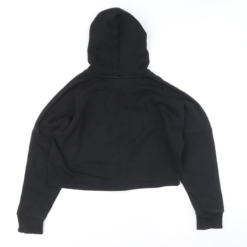 Puma Women's Black Hoodie, Size M, Pullover
