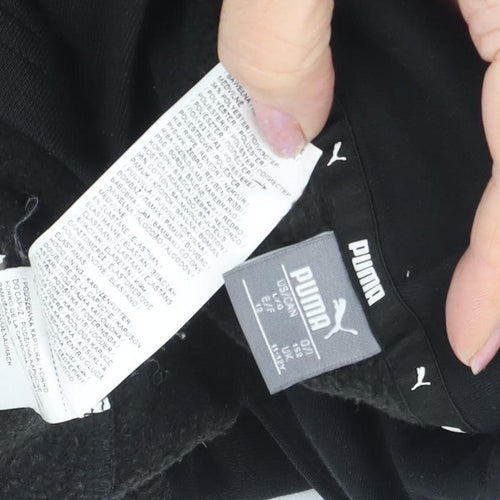 Puma Women's Black Hoodie, Size M, Pullover