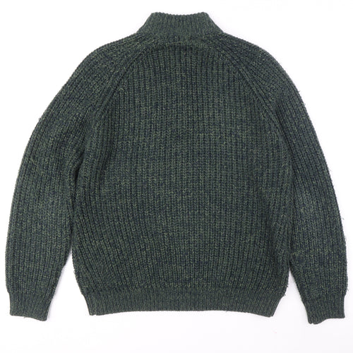 P.G. Field Men's Green High Neck Pullover Jumper L