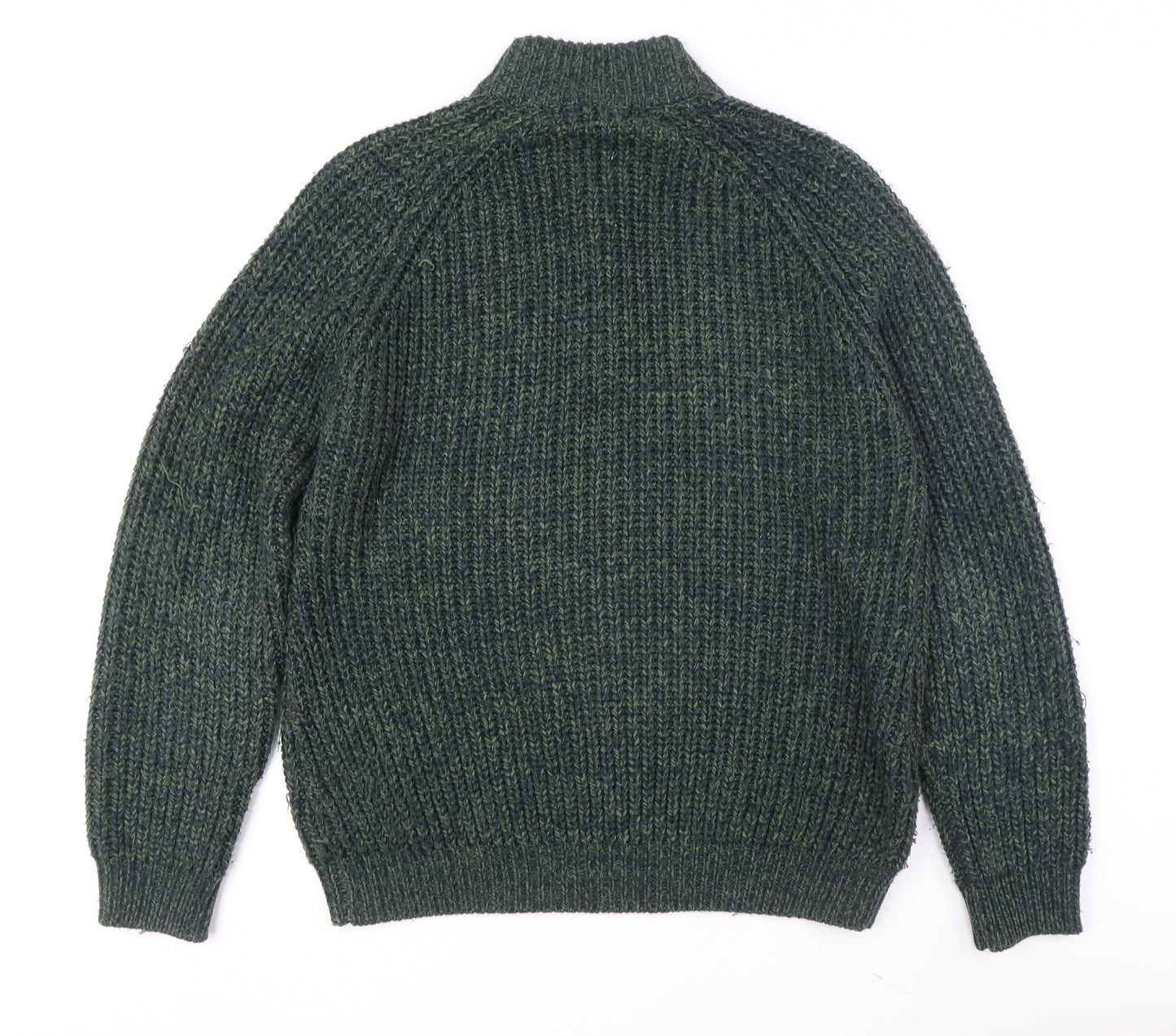 P.G. Field Men's Green High Neck Pullover Jumper L