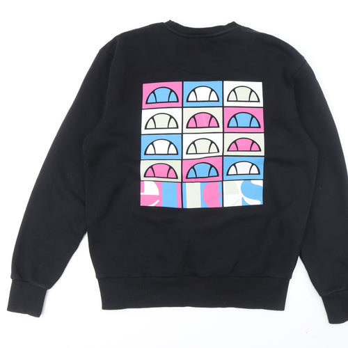Ellesse Unisex Black Pullover Sweatshirt L