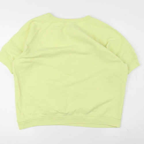 Baukjen Women’s Green Cotton Crew Neck Sweatshirt Size 12