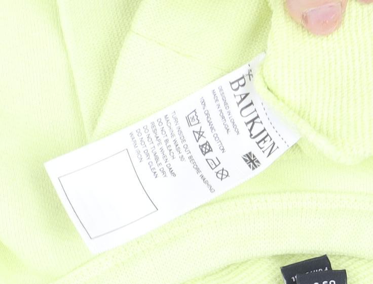 Baukjen Women’s Green Cotton Crew Neck Sweatshirt Size 12