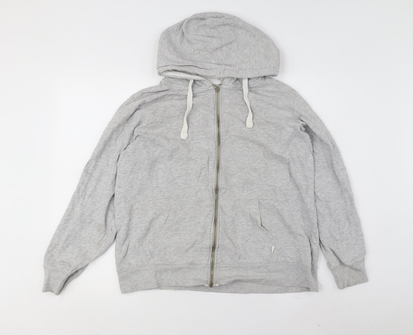 Saltrock Men's Grey Full Zip Hooded Jacket Size 18